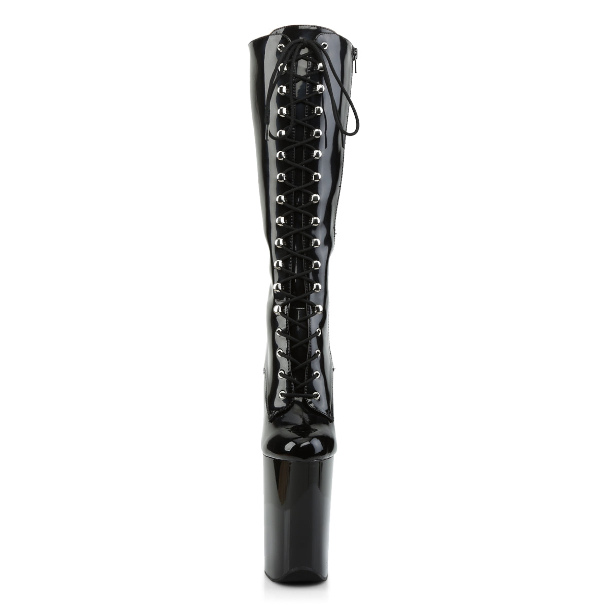 Pleaser Stivali da donna INFINITY-2020 BLK PAT / BLK