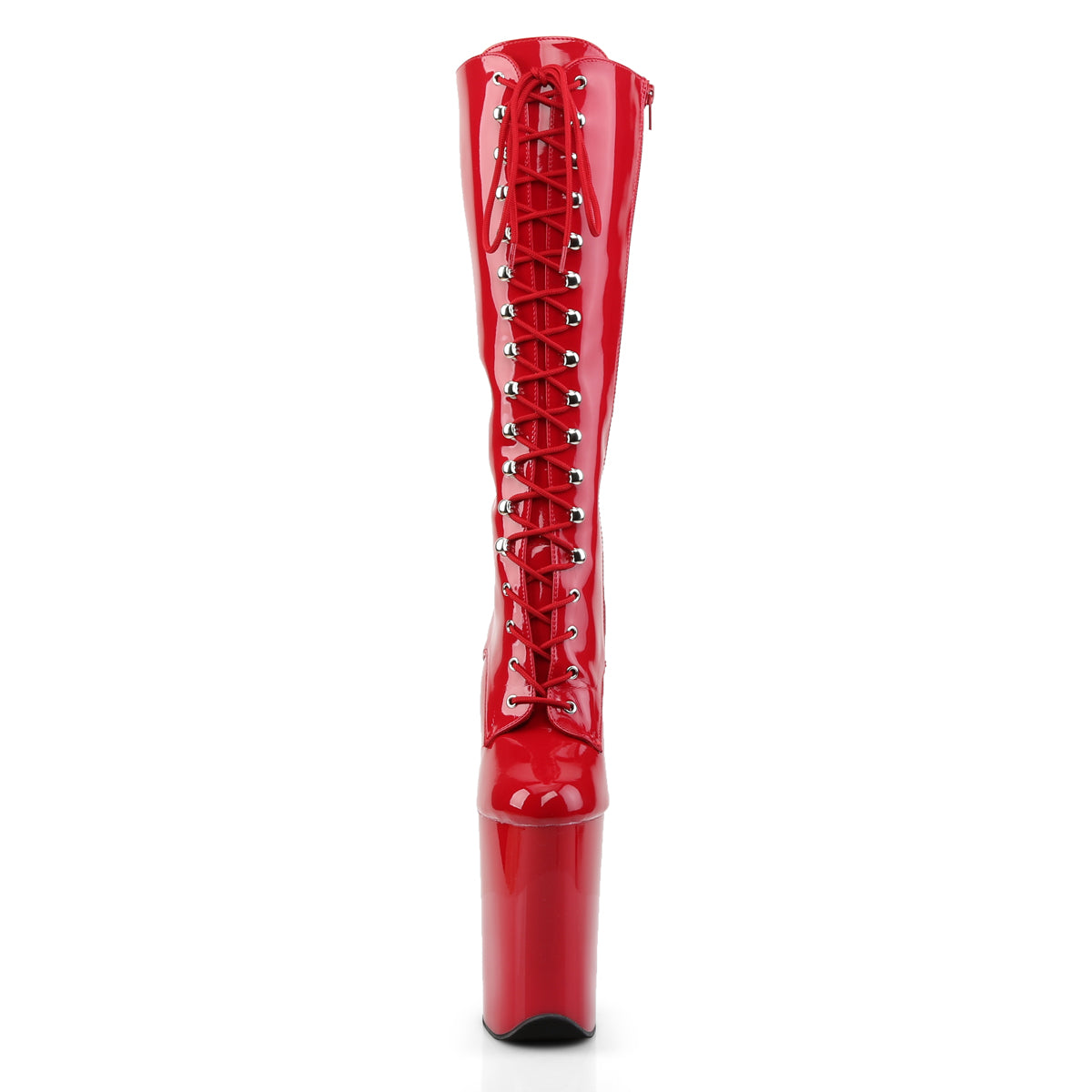 Pleaser Stivali da donna INFINITY-2020 Pat / Rosso rosso / rosso
