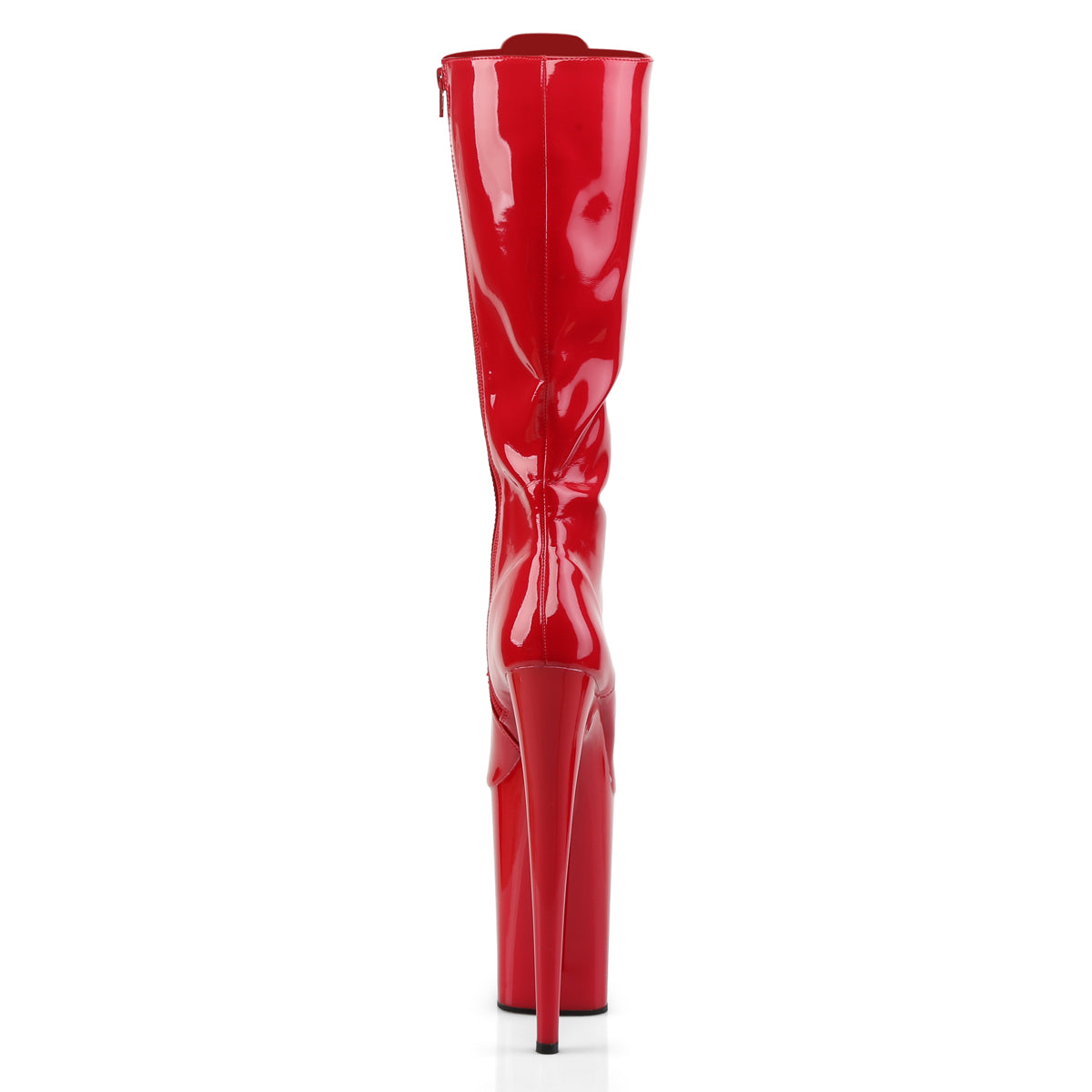 Pleaser Stivali da donna INFINITY-2020 Pat / Rosso rosso / rosso