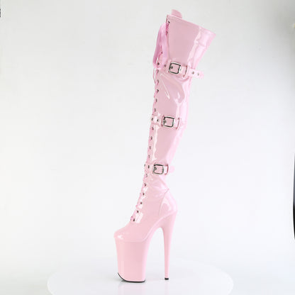 Pleaser   INFINITY-3028 B. Pink Str Pat/B. Rosa