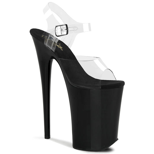 Pleaser Sandali da donna INFINITY-908 CLR / BLK