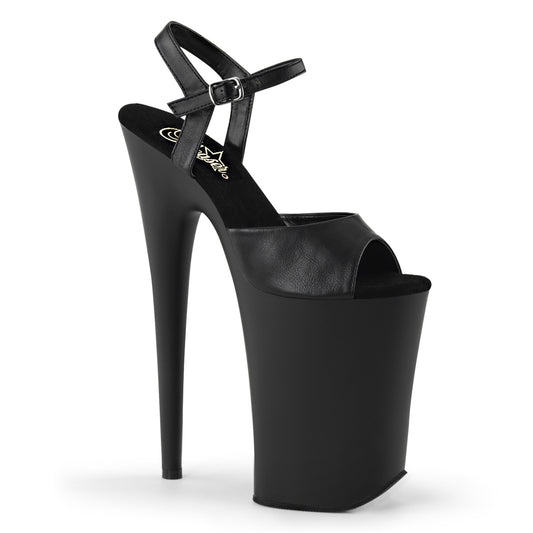 Pleaser Sandali da donna INFINITY-909 Blk in ecopelle / BLK opaco