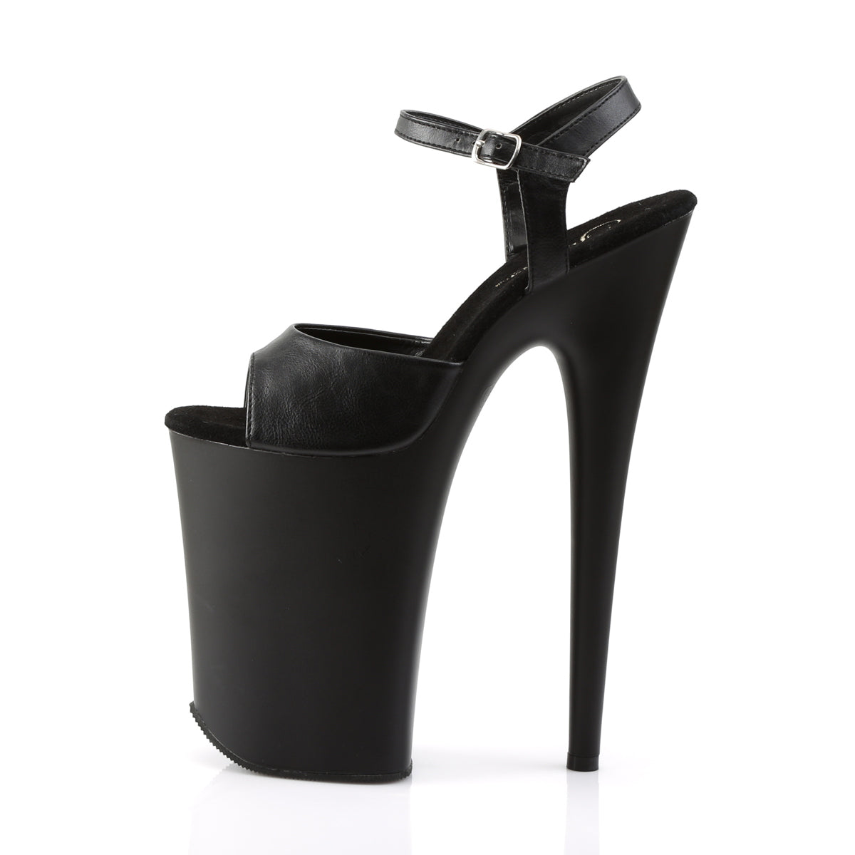 Pleaser Sandali da donna INFINITY-909 Blk in ecopelle / BLK opaco