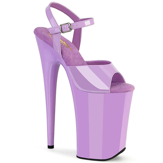 Pleaser Women's Platform Shoes INFINITY-909 Lavender Pat/Lavender