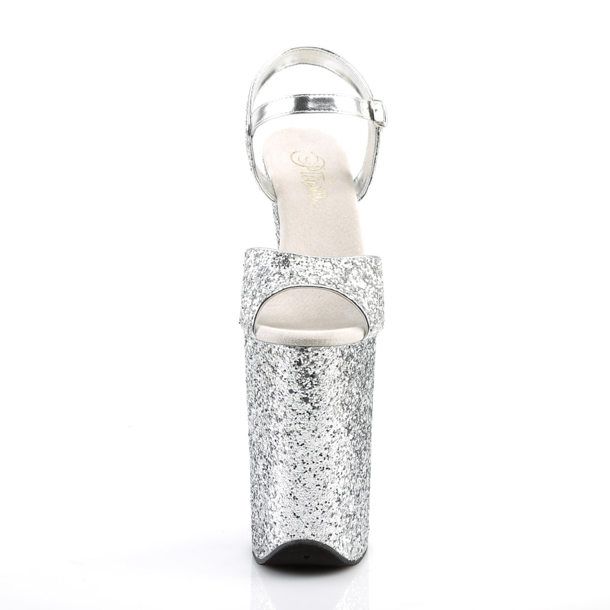 Pleaser Sandali da donna INFINITY-910LG SLV glitter / glitter slv