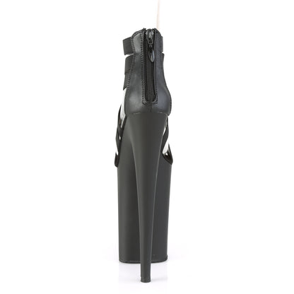 Pleaser Sandali da donna INFINITY-969 BLK Band Elastic Band-Ecuola / Blk Materia