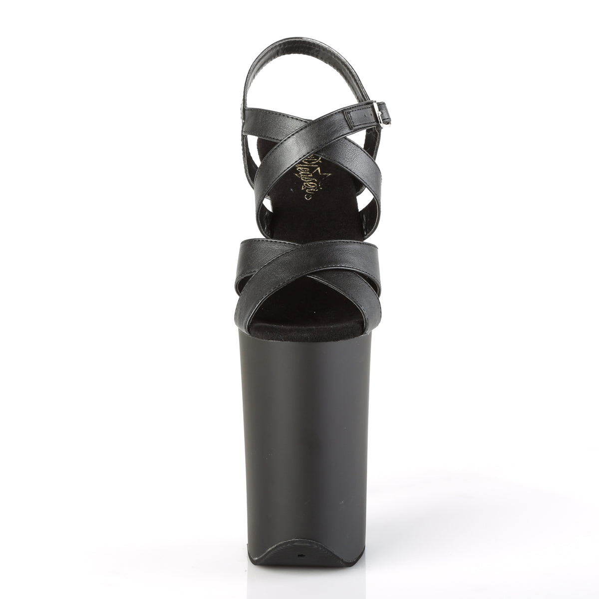 Pleaser Sandali da donna INFINITY-997 Blk in ecopelle / Blk Matte