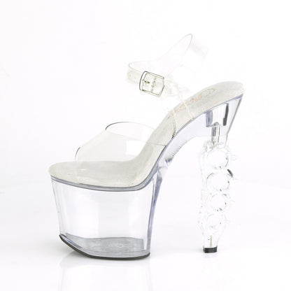 Pleaser Sandali da donna IRONGRIP-708 CLR / CLR