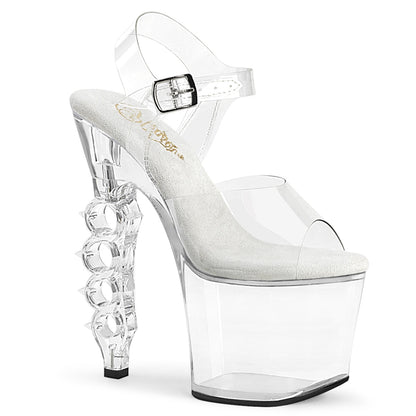 Pleaser Sandali da donna IRONGRIP-708 CLR / CLR