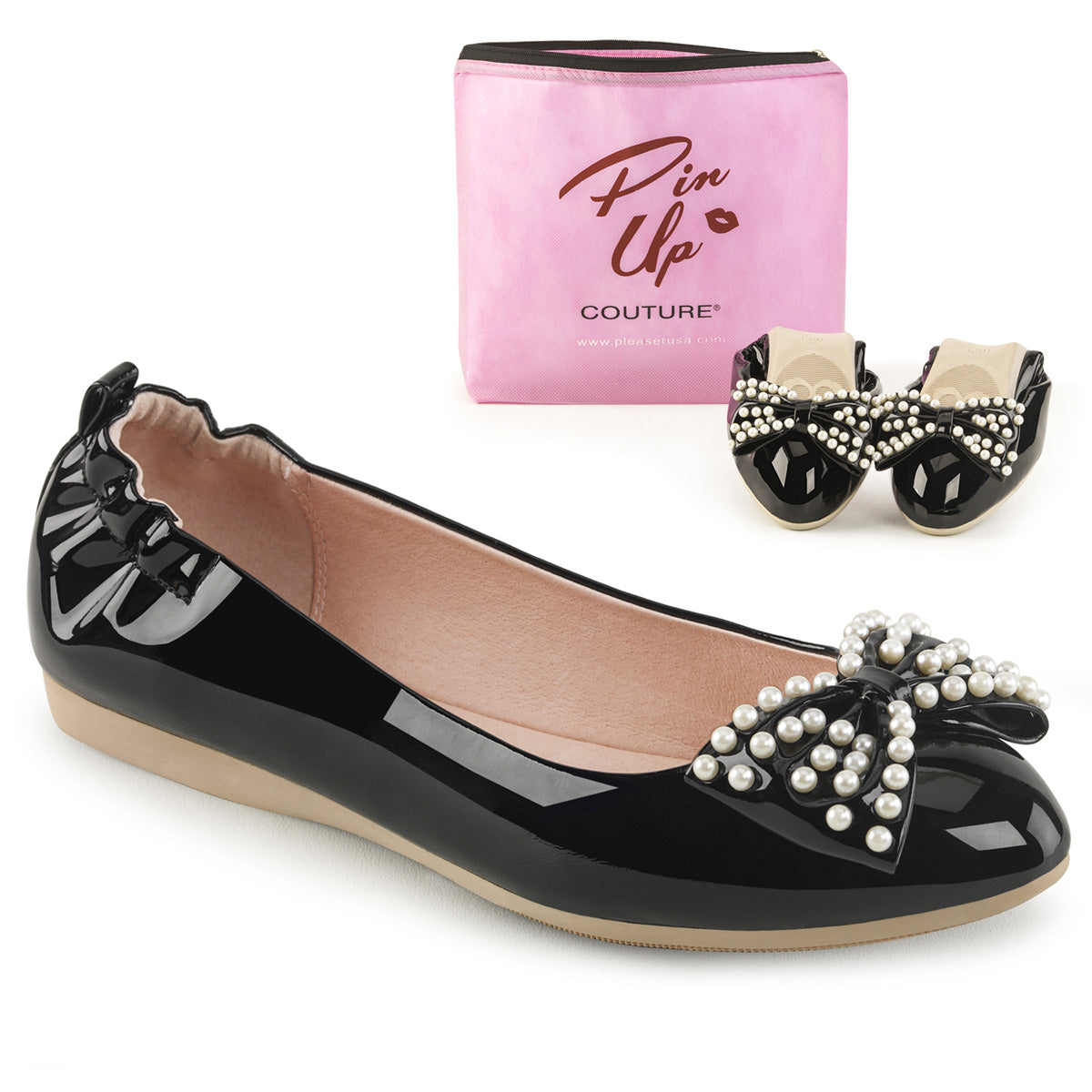 Pin Up Couture Pompe da donna IVY-09 BLK PAT