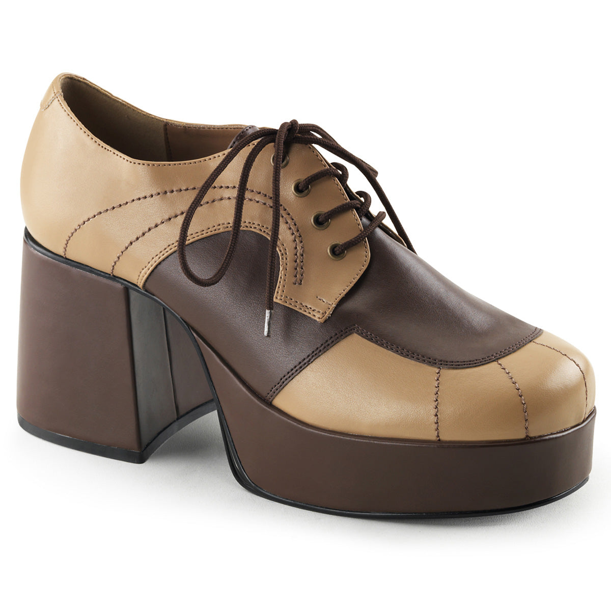Funtasma Scarpa bassa da uomo JAZZ-06 PU Tan-Brown