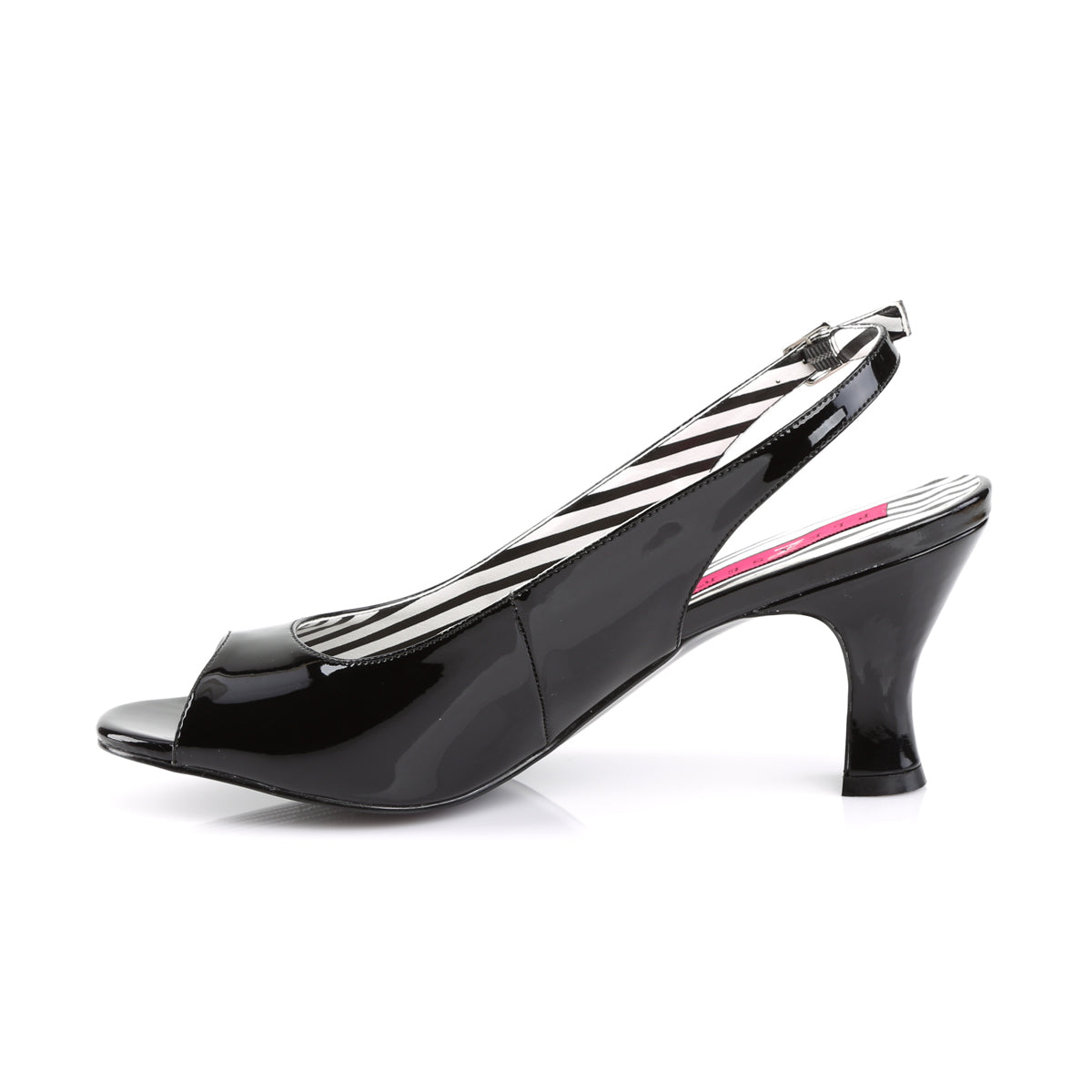Pleaser Pink Label Pompe da donna JENNA-02 BLK PAT