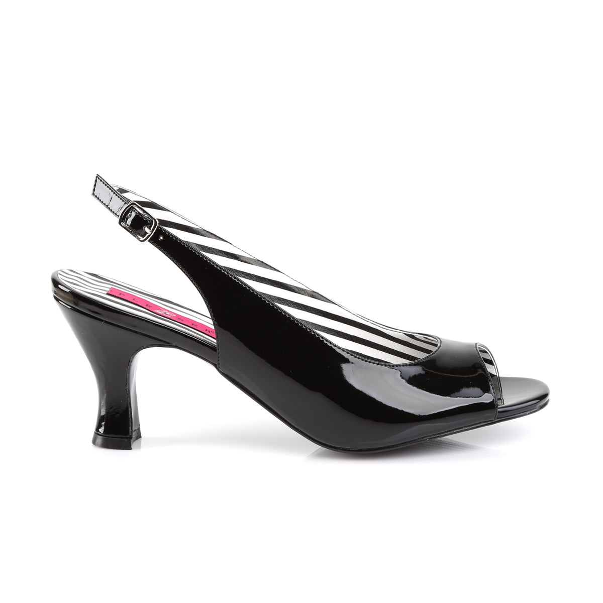 Pleaser Pink Label Pompe da donna JENNA-02 BLK PAT