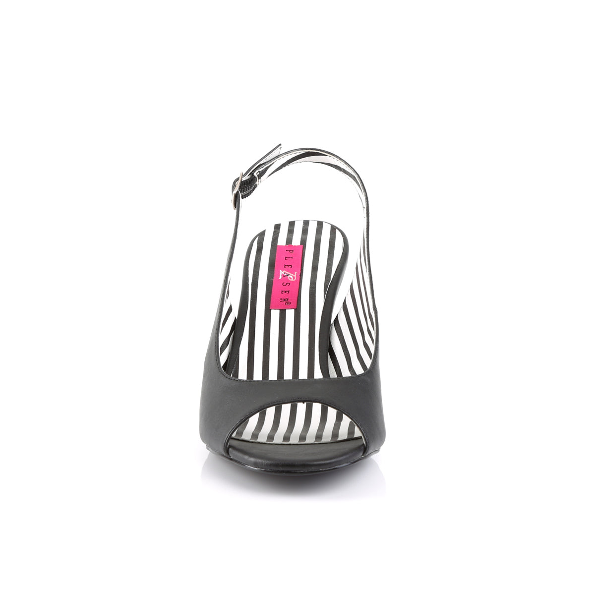 Pleaser Pink Label Pompe da donna JENNA-02 Blk in ecopelle