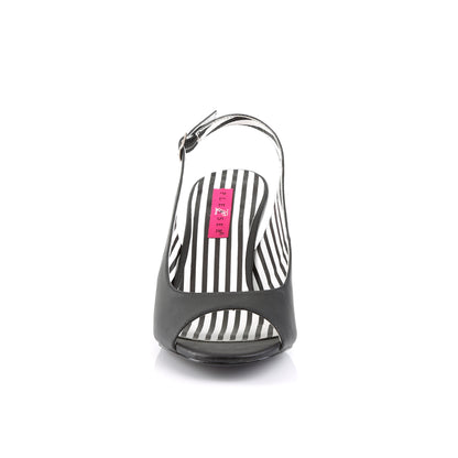 Pleaser Pink Label Pompe da donna JENNA-02 Blk in ecopelle