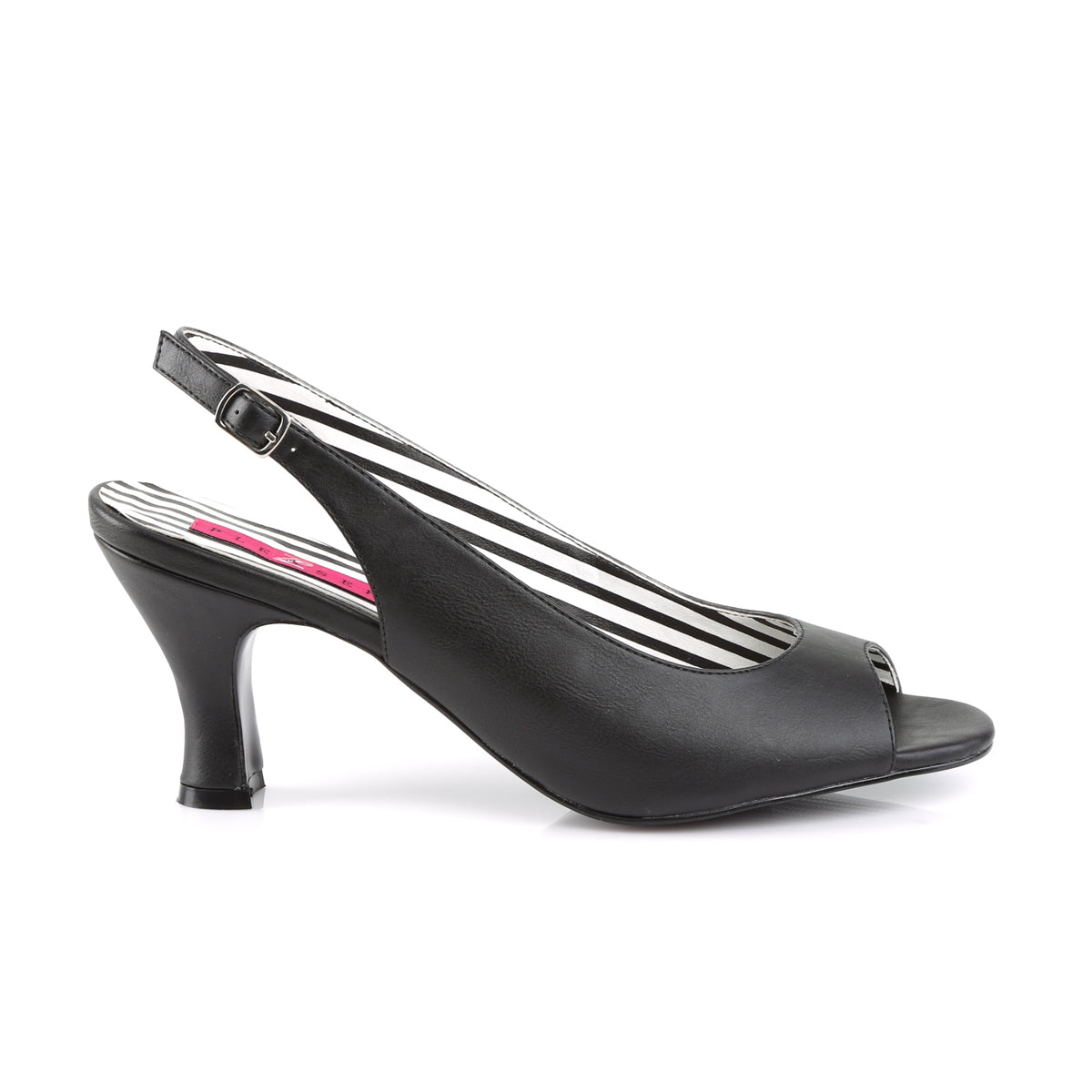Pleaser Pink Label Pompe da donna JENNA-02 Blk in ecopelle