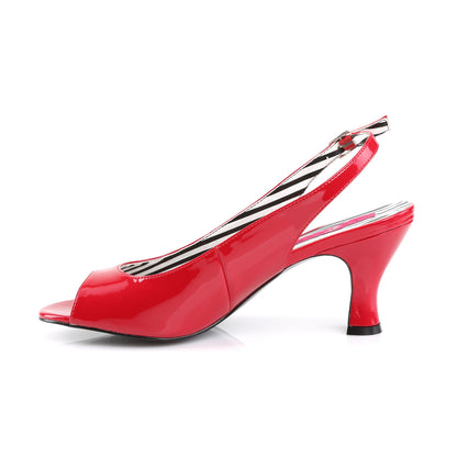 Pleaser Pink Label Womens Pumps JENNA-02 Red Pat