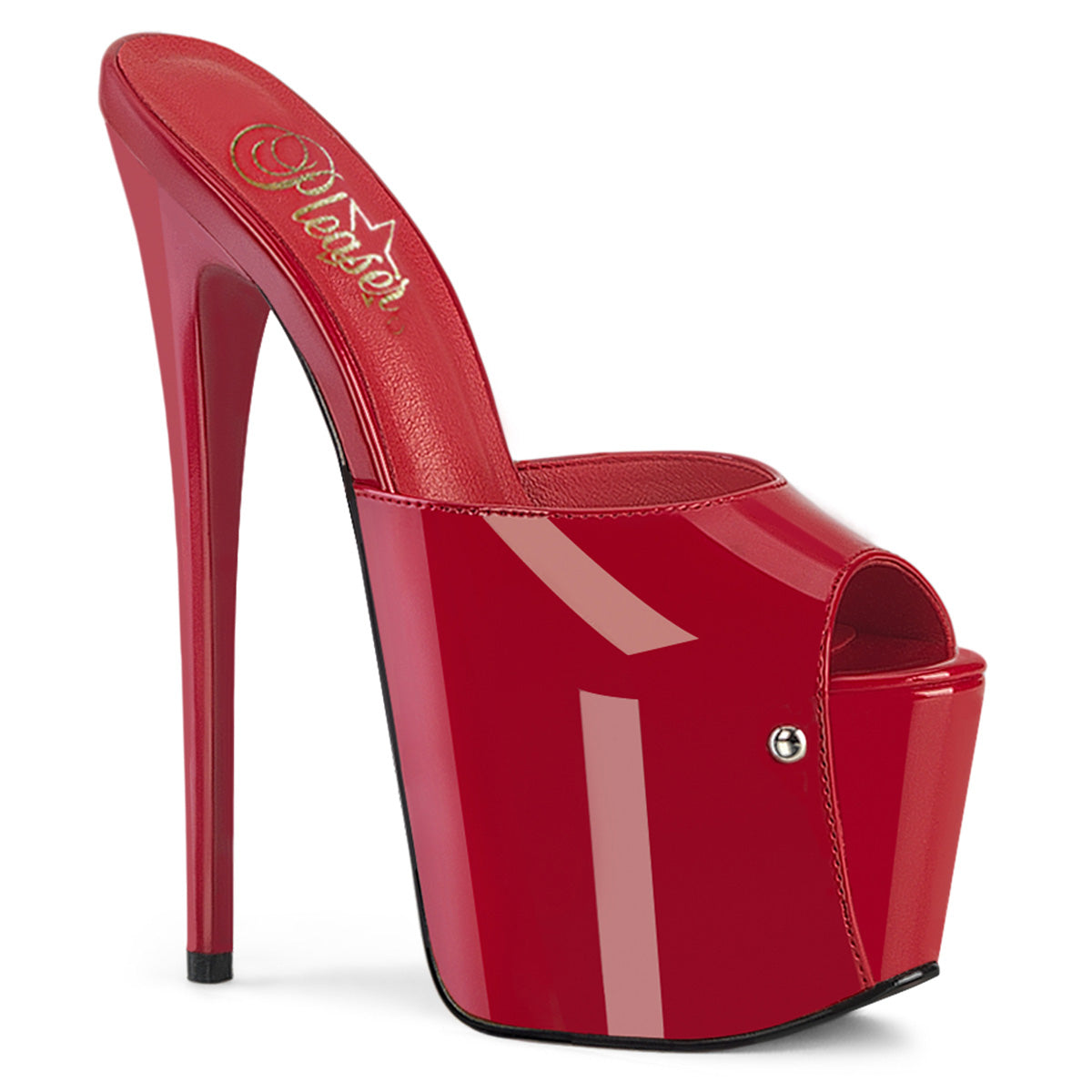 Pleaser Women's Platform Shoes JUBILANT-01 Red Pat
