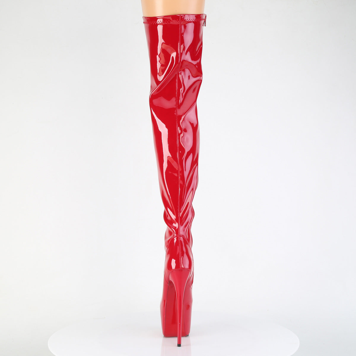 Pleaser Women's Platform Shoes JUBILANT-3000 Red Str. Pat