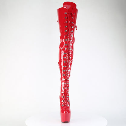 Pleaser Women's Platform Shoes JUBILANT-4012 Red Str. Pat