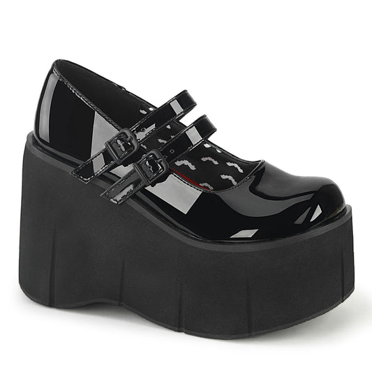 DemoniaCult Pompe da donna KERA-08 blk pat