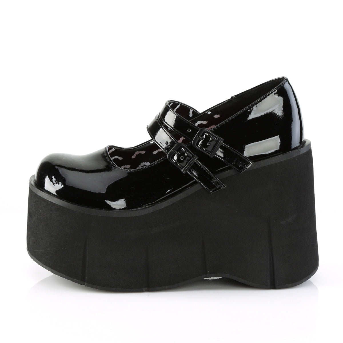 DemoniaCult Womens Pumps KERA-08 Blk Pat