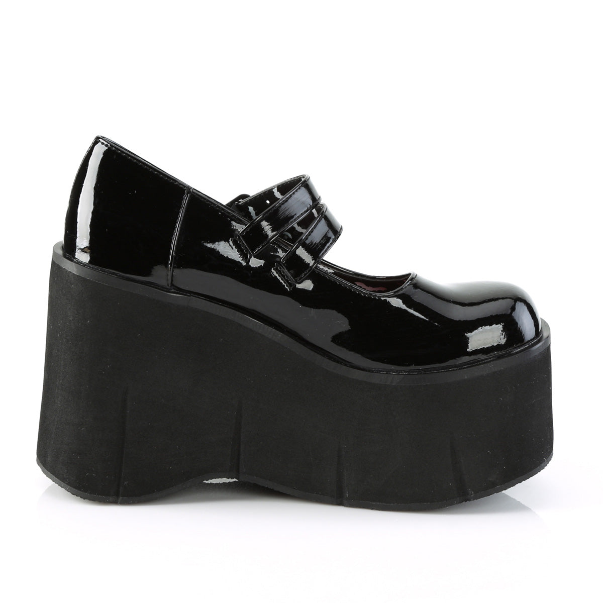 DemoniaCult Womens Pumps KERA-08 Blk Pat