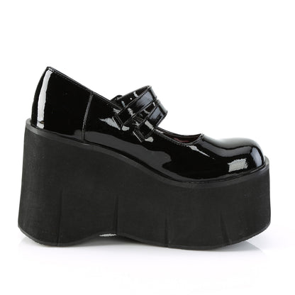 DemoniaCult Womens Pumps KERA-08 Blk Pat