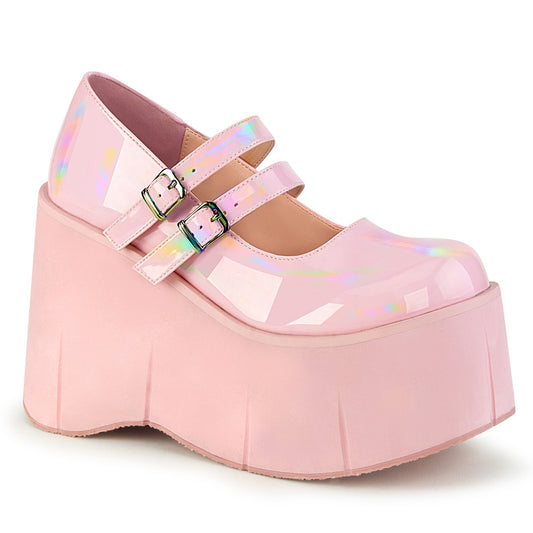 DemoniaCult  Pumps KERA-08 B. Pink Hologram