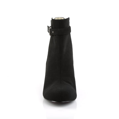 Pleaser Pink Label Stivaletti da donna KIMBERLY-102 BLK Nubuck Suede