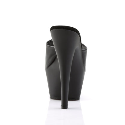 Pleaser Sandali da donna KISS-201 Blk in ecopelle / BLK opaco