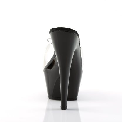Pleaser Sandali da donna KISS-201 CLR / BLK