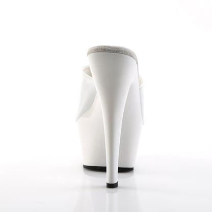 Pleaser Womens Sandals KISS-201 Wht Pat/Wht