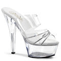 Pleaser Da donna  KISS-202r CLR/CLR
