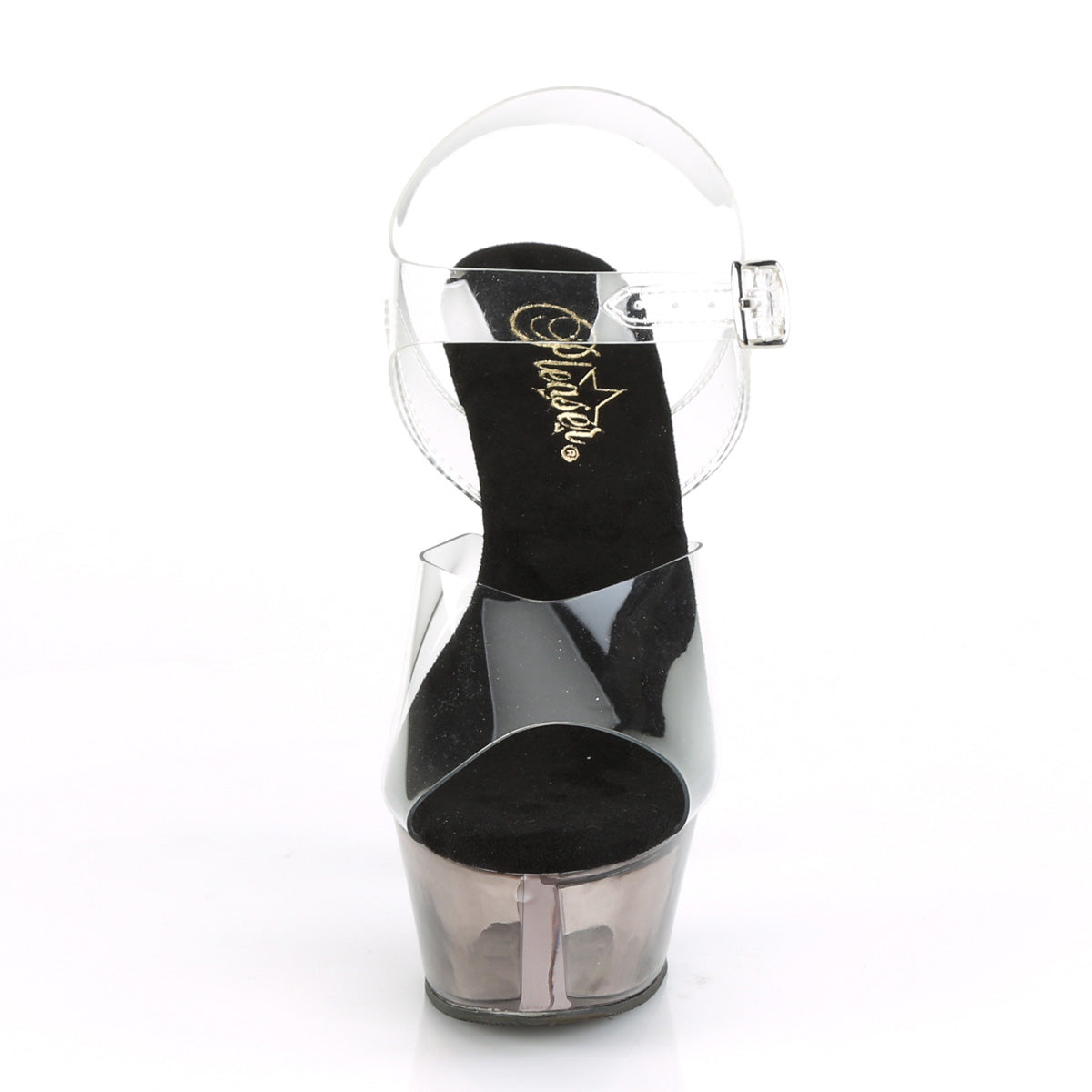 Pleaser Sandali da donna KISS-208T CLR / Smoke Tinted