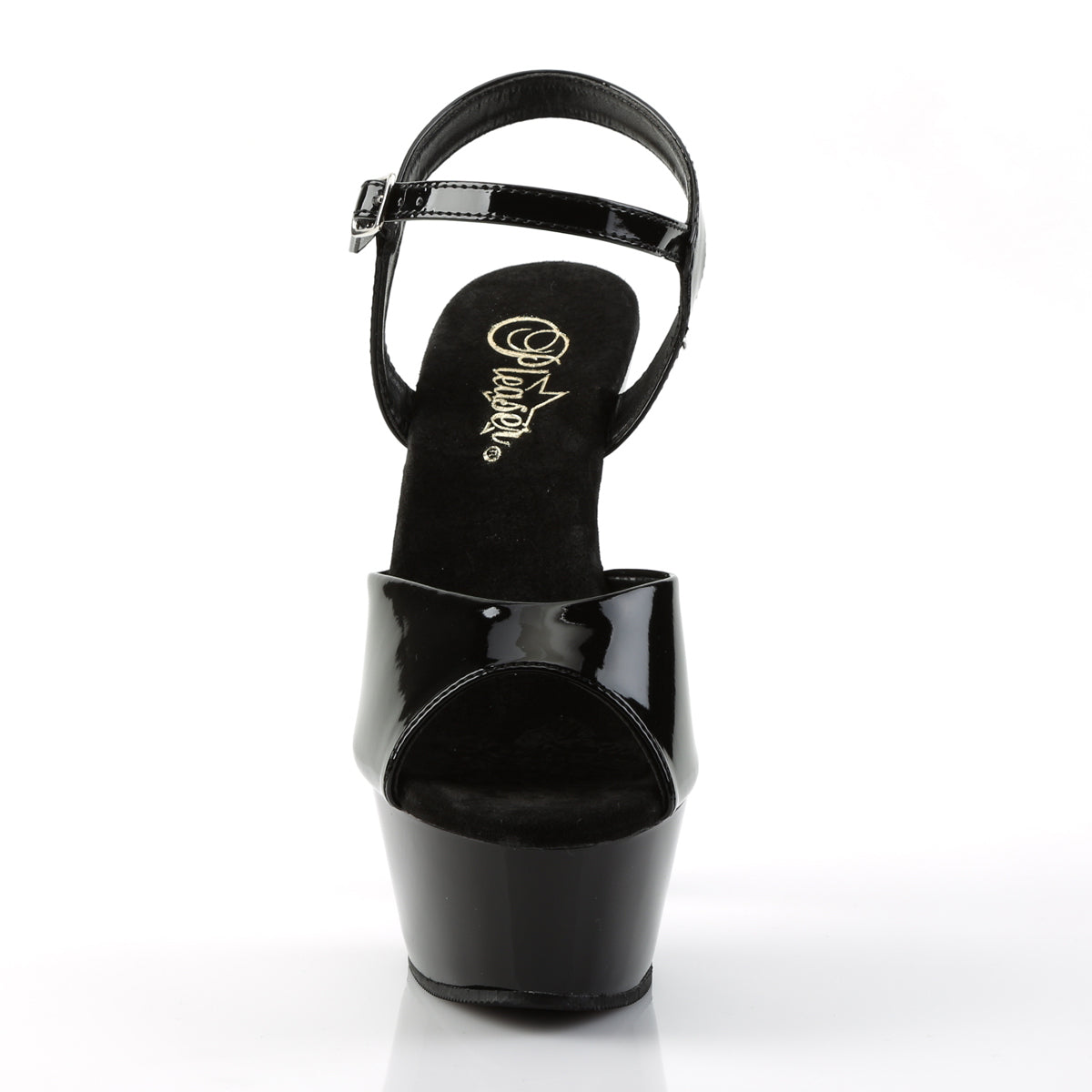 Pleaser KISS-209 Blk Pat/Blk