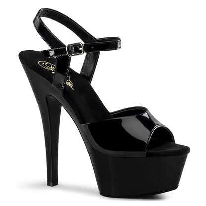 Pleaser KISS-209 Blk Pat/Blk