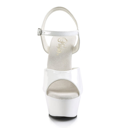 Pleaser Sandali da donna KISS-209 WHT Pat / Wht