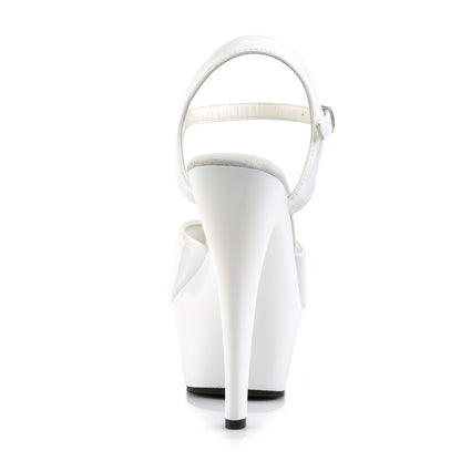 Pleaser Sandali da donna KISS-209 WHT Pat / Wht