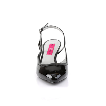 Pleaser Pink Label Pompe da donna Kitten-02 BLK PAT