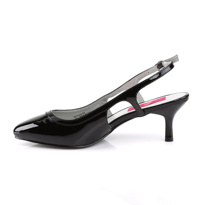 Pleaser Pink Label Pompe da donna Kitten-02 BLK PAT