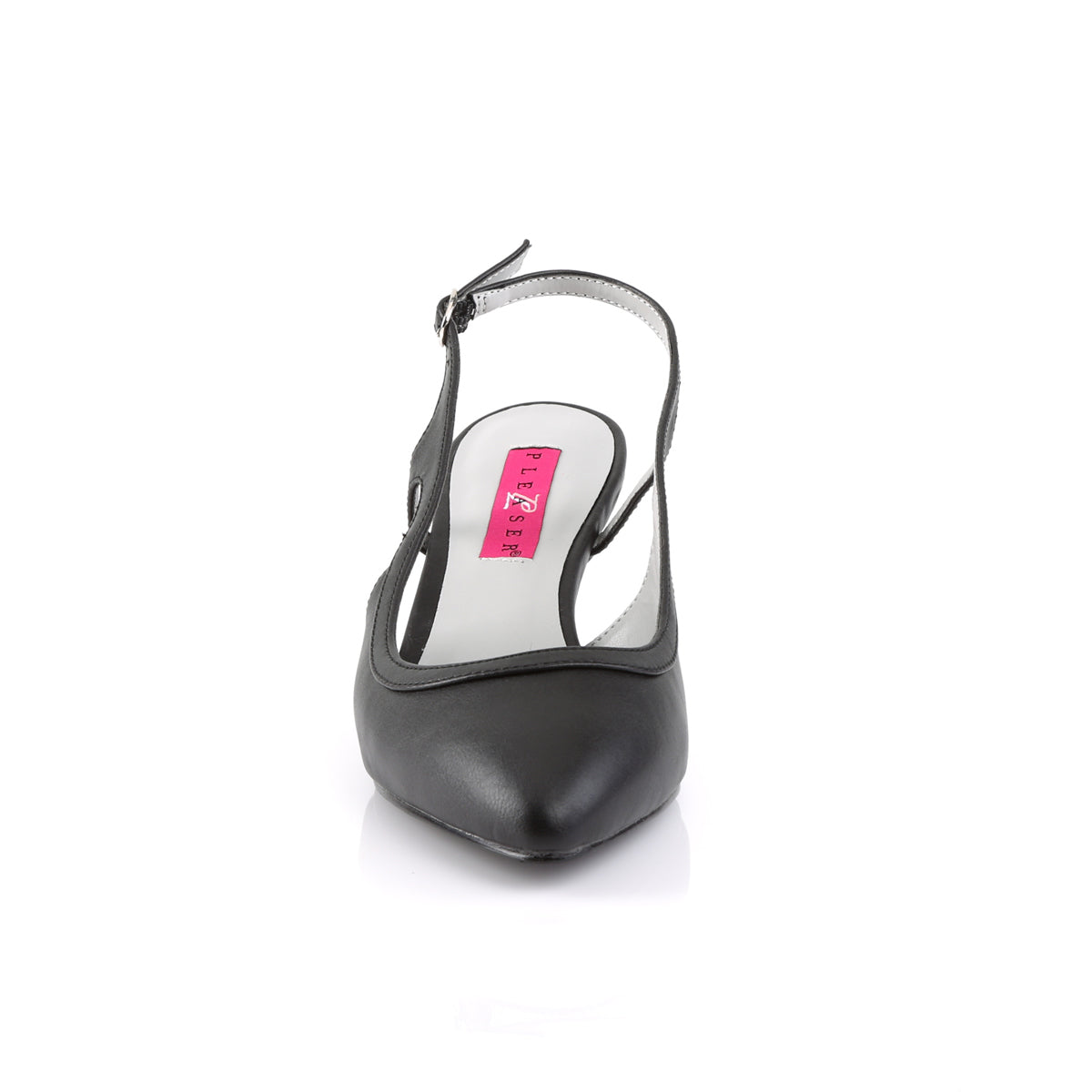 Pleaser Pink Label Pompe da donna Kitten-02 Blk in ecopelle