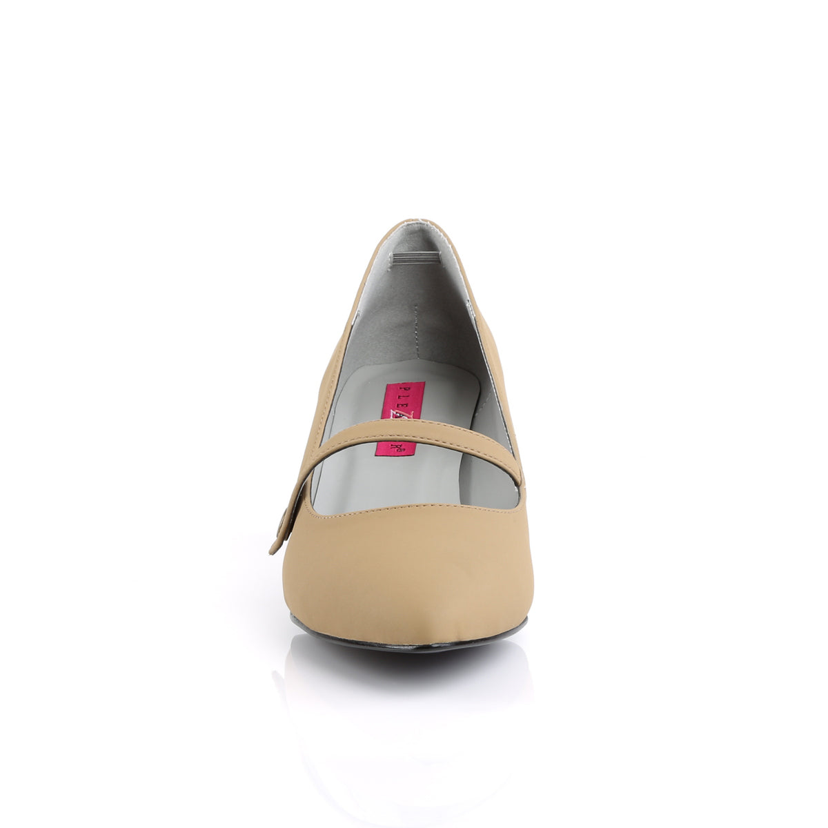 Pleaser Pink Label Pompe da donna Kitten-03 Taupe Nubuck.