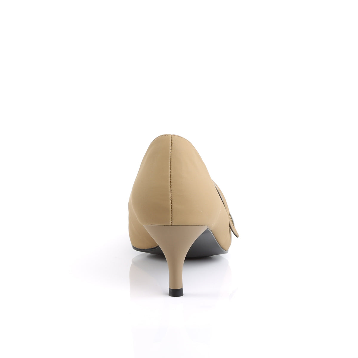Pleaser Pink Label Pompe da donna Kitten-03 Taupe Nubuck.