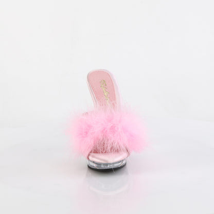 Fabulicious Sandali da donna LIP-101-8 B. Pelliccia satinata rosa / CLR