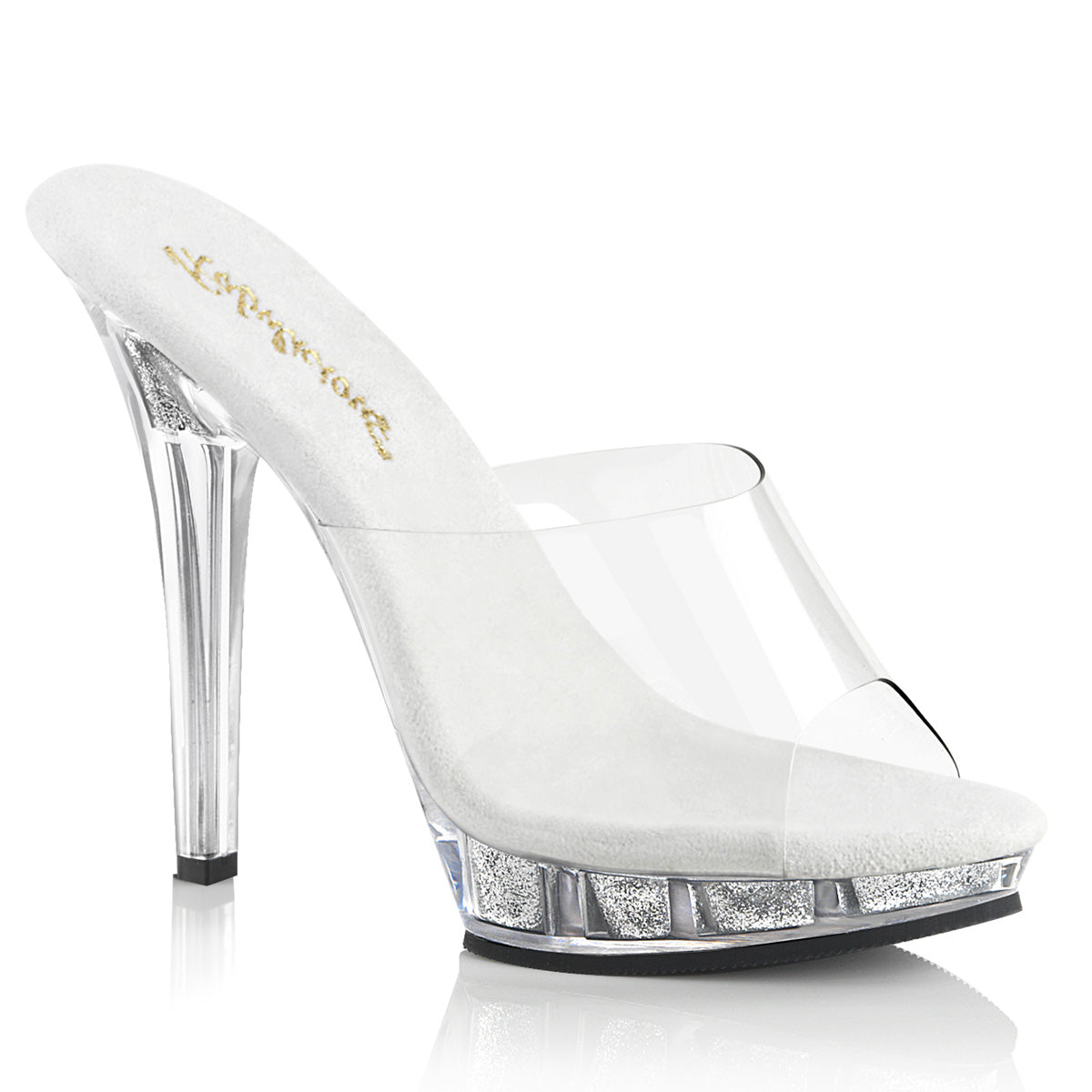 Fabulicious Sandali da donna LIP-101 glitter CLR / SLV