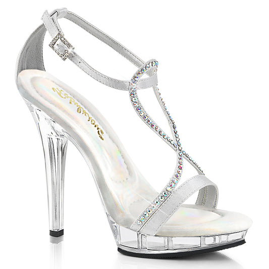 Fabulicious Sandali da donna LIP-156 SLV Satin / CLR