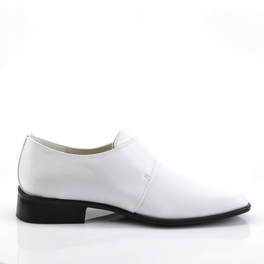 Funtasma Scarpa bassa da uomo Loafer-12 Wht PU.