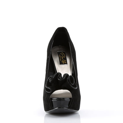 Pin Up Couture Pompe da donna LOLITA-10 BLK Suede PU