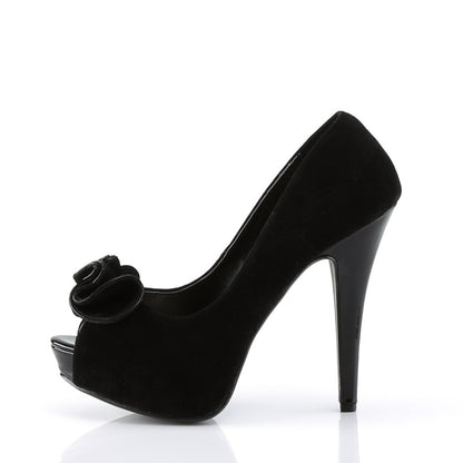 Pin Up Couture Pompe da donna LOLITA-10 BLK Suede PU